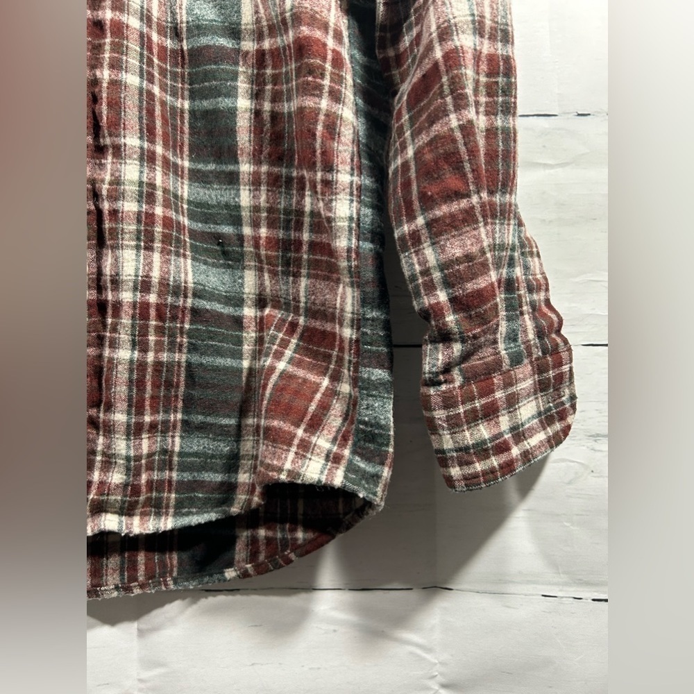Pendleton Lodge Wool Mens Plaid Button Down Flannel Long Sleeve Shirt Size Small - Picture 4 of 7